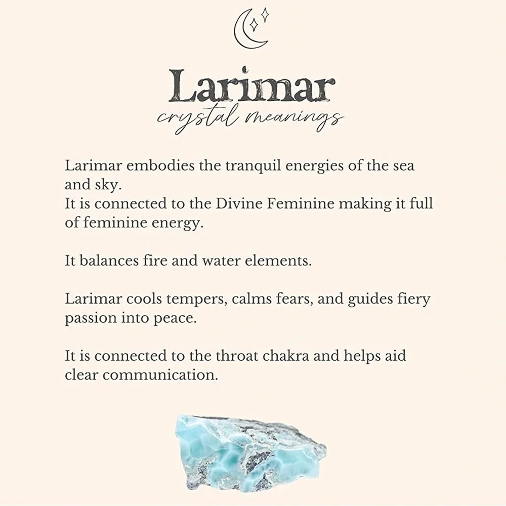 Larimar Dominican Republic Natural Solid Sterling Silver Pendant Necklace